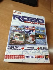 ROAD SIMULATION . Coffret 3 Titres Jeu PC DVD-ROM . Complet En Excellent État.