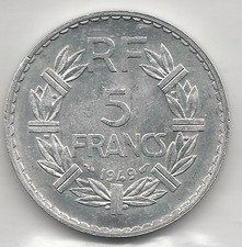 FRANCE,  1949,  5 FRANCS