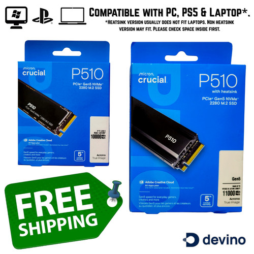 Crucial p510 1tb 2tb - crucial,