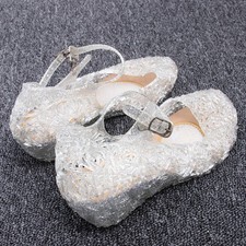  1 paire de sandales bébé fille petite fille sandales à talons hauts en gelée