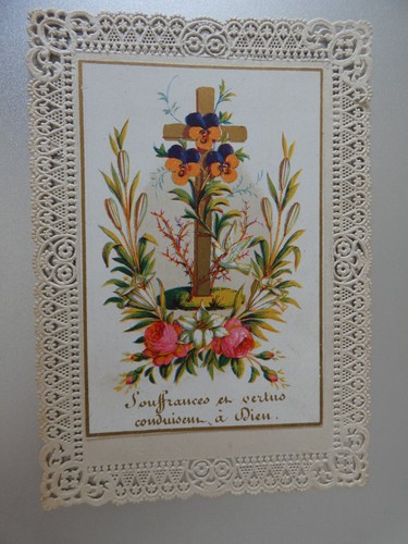 Image pieuse canivet - , dentelle