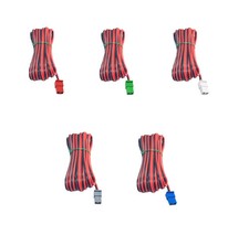 5x 2 Pin Speaker Cables Sound