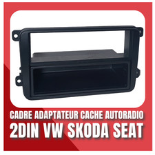 SEAT SKODA Volkswagen cadre adaptateur cache autoradio 2DIN