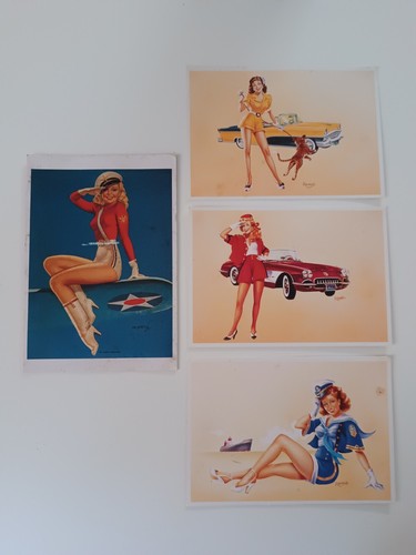 Cartes postales pin vintage - cartes, pin-up