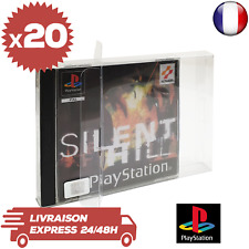 20 Boitiers Protection Crystal Box Jeux de Playstation 1 PSOne PS1 0,3 mm Neufs