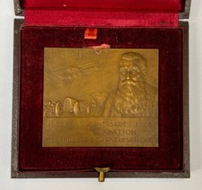Medaille bronze avec - bronze,