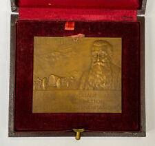 MEDAILLE EN BRONZE AVEC BOITE  : DUNLOP - 1928 - SOCIETE DE PNEUMATIQUE @ ALLIER