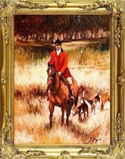 Chasse - Chasseur - Peinture