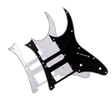 Pickguard guitare électrique blanc/noir parfait pour remplacement humbucker