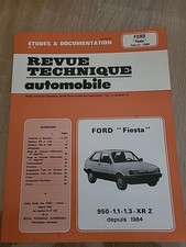 Revue Technique FORD FIESTA Et