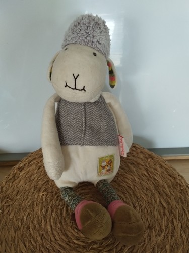 Peluche doudou mouton - peluche,
