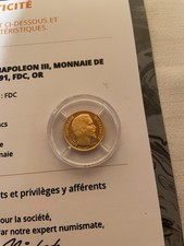 pièce or 10 francs napoléon