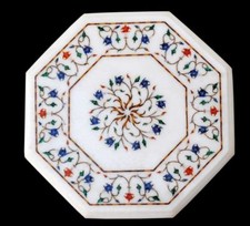 18 " Marbre Centre Haut Café