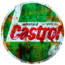 CASTROL OIL STICKER  RUSTEES