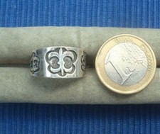 B36 Bague Fleur de Lys Argent