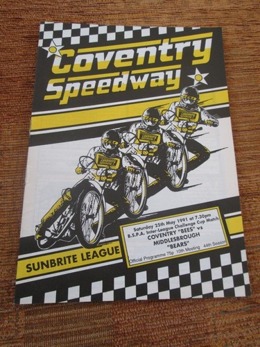 Programme speedway coventry - -,