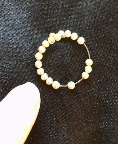 Collier perles vintage - collier, de