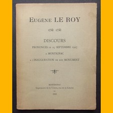 EUGÈNE LE ROY Discours