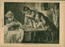 Gravure ancienne gourmande