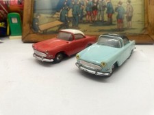 ANCIENNE NOREV PLASTIQUE LOT DE 2 SIMCA PLEIN CIEL POUR PIECES