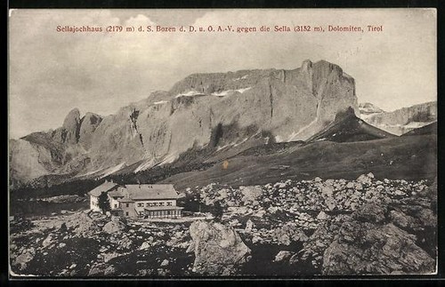 Carte postale sellajochhaus - carte,