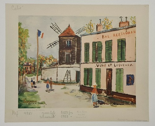 Maurice utrillo rue sannois - rue, à
