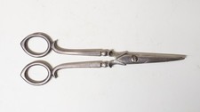 Ancienne Paire de Ciseaux à raisins en argent massif France XIX-XXe siècle