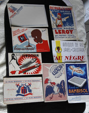 Lot 18 buvards illustrés