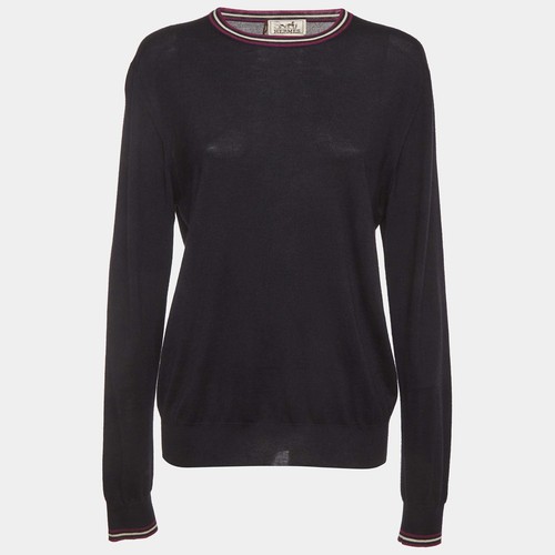 Pull hermès noir tricot - tricot, à