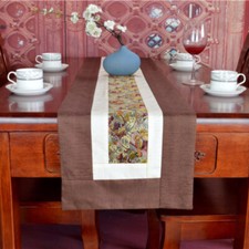 Chinois Brodé Floral Coton