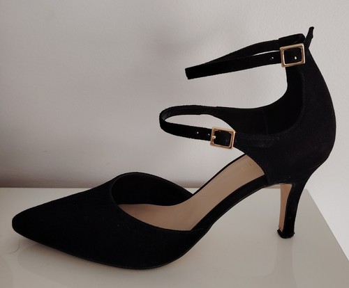 Escarpins noirs cuir - escarpins, noirs,