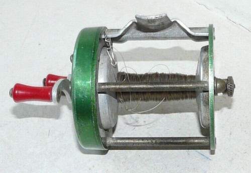 Moulinet aluminium ancien - moulinet,