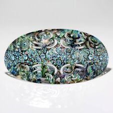 Barrette à Cheveux Ovale Élégante Abalone avec Strass,Accessoire de Mode chic