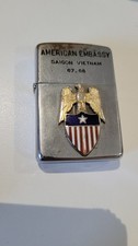 Zippo Original Vietnam war lighter American Embassy Saigon Vietnam 67 68