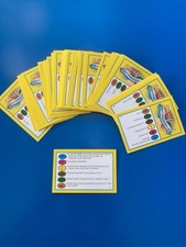 TRIVIAL PURSUIT Lot 50 Cartes Jeu Edition FAMILLE 300 Questions Recharge FR ! ,