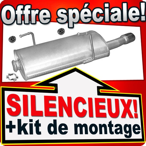 Silencieux arriere pour - silencieux,