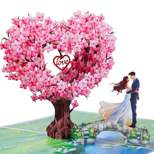 Carte Pop Up 3D Romantique
