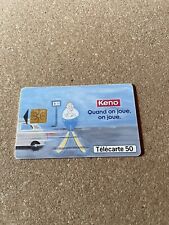 Carte Téléphonique Keno