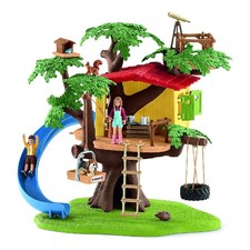 SCHLEICH, Cabane d'aventure dans les arbres, échelle , SHL42408