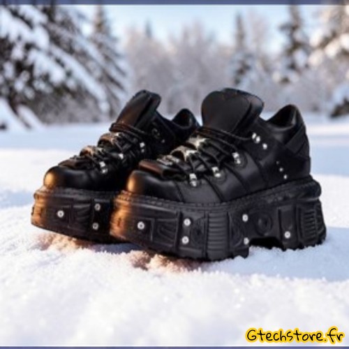 Bottines punk femme lacets - femme,