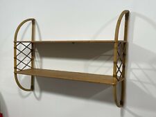 Superbe  Étagère Murale  en rotin  Années 60's 70's  Vintage