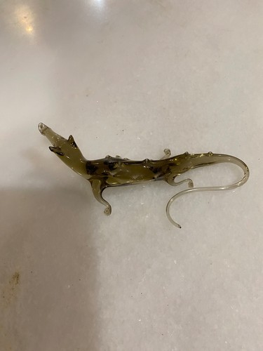 Ancien lézard verre de - lézard,