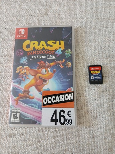 Jeu nintendo switch - switch, crash