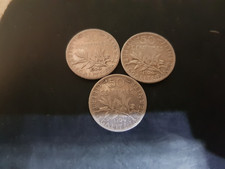1X 50 centimes semeuse argent