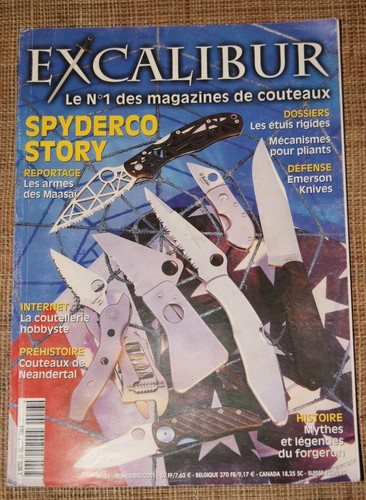 Excalibur revue couteaux - , n°23