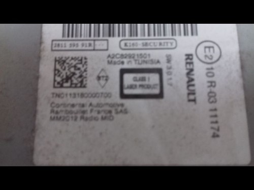Autoradio renault kangoo - renault,