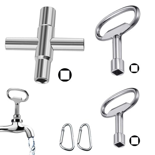 Clé carré vidange set - clé,