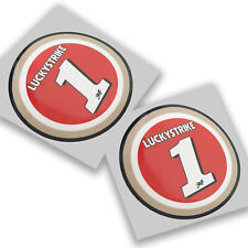 Kevin SCHWANTZ 34 #1 Autocollants Graphiques Sponsor Lucky Strike x 2PCS