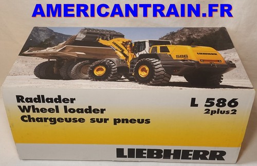 Chargeuse sur pneus liebherr - chargeuse,
