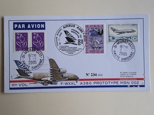 Enveloppe a380 14t2 - enveloppe, "1er